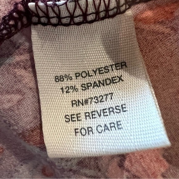 Mudd plum floral cold shoulder swing dress size medium - Picture 6 of 6